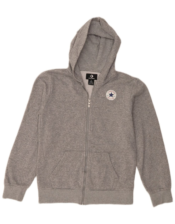 Converse Chuck Taylor Kapuzenpullover mit Reißverschluss für Jungen, 12–13 Jahre, Größe L, Grau