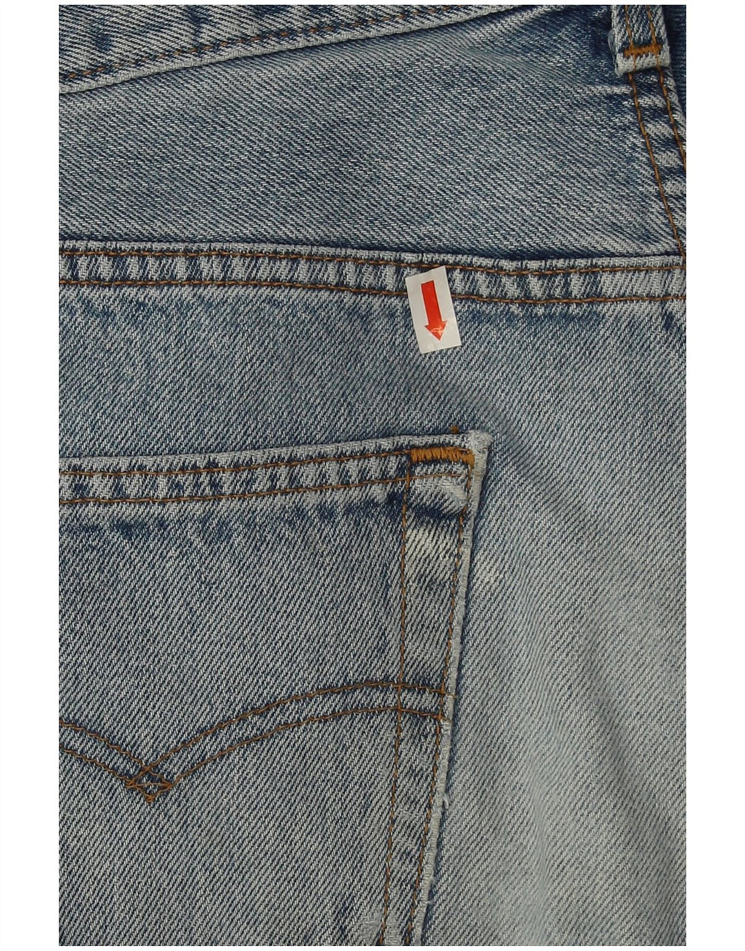 Levi's Herren 501 Distressed Straight Jeans W32 L27 Blaue Baumwolle