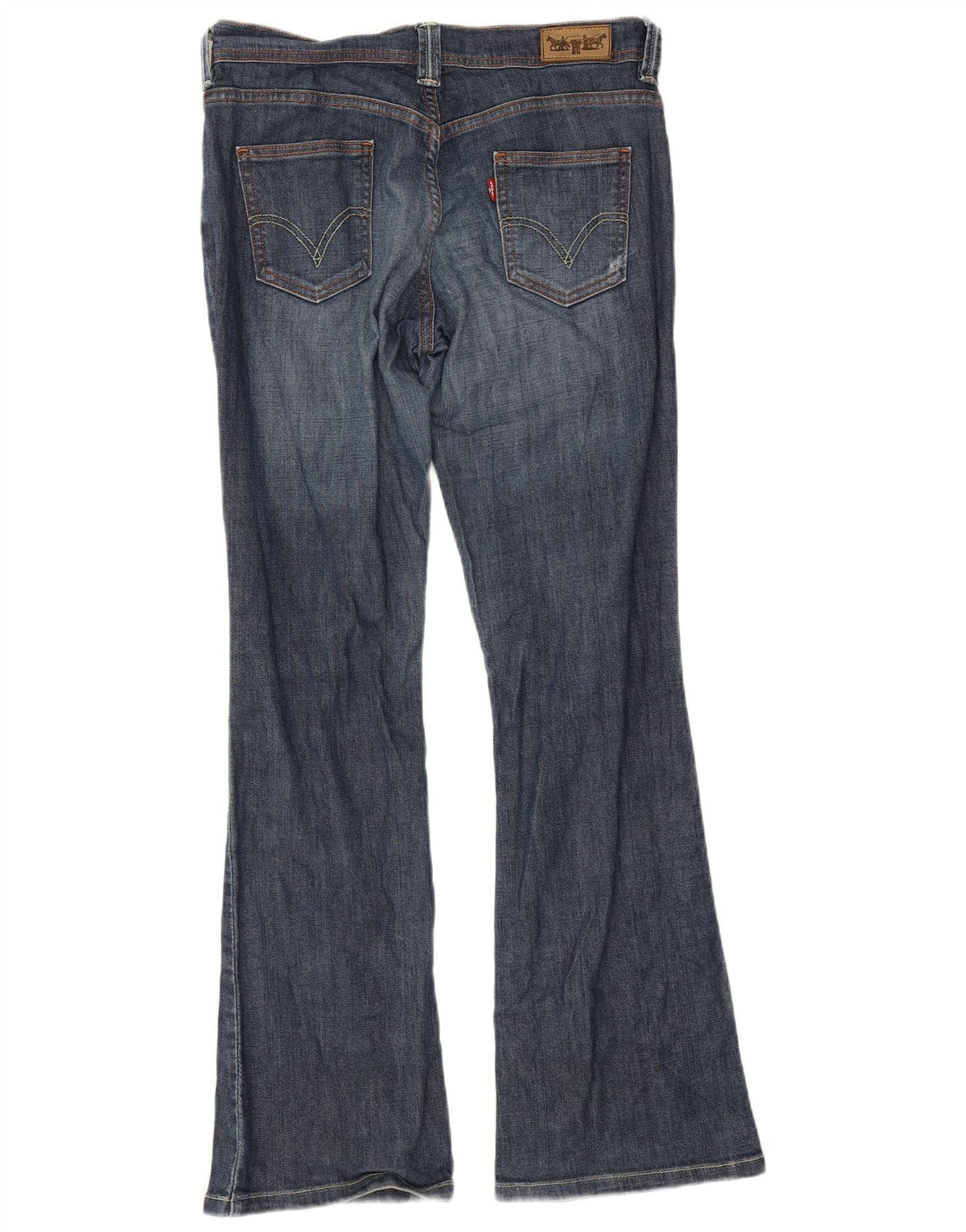 Levi's Damen Bootcut Jeans W31 L30 Blaue Baumwolle