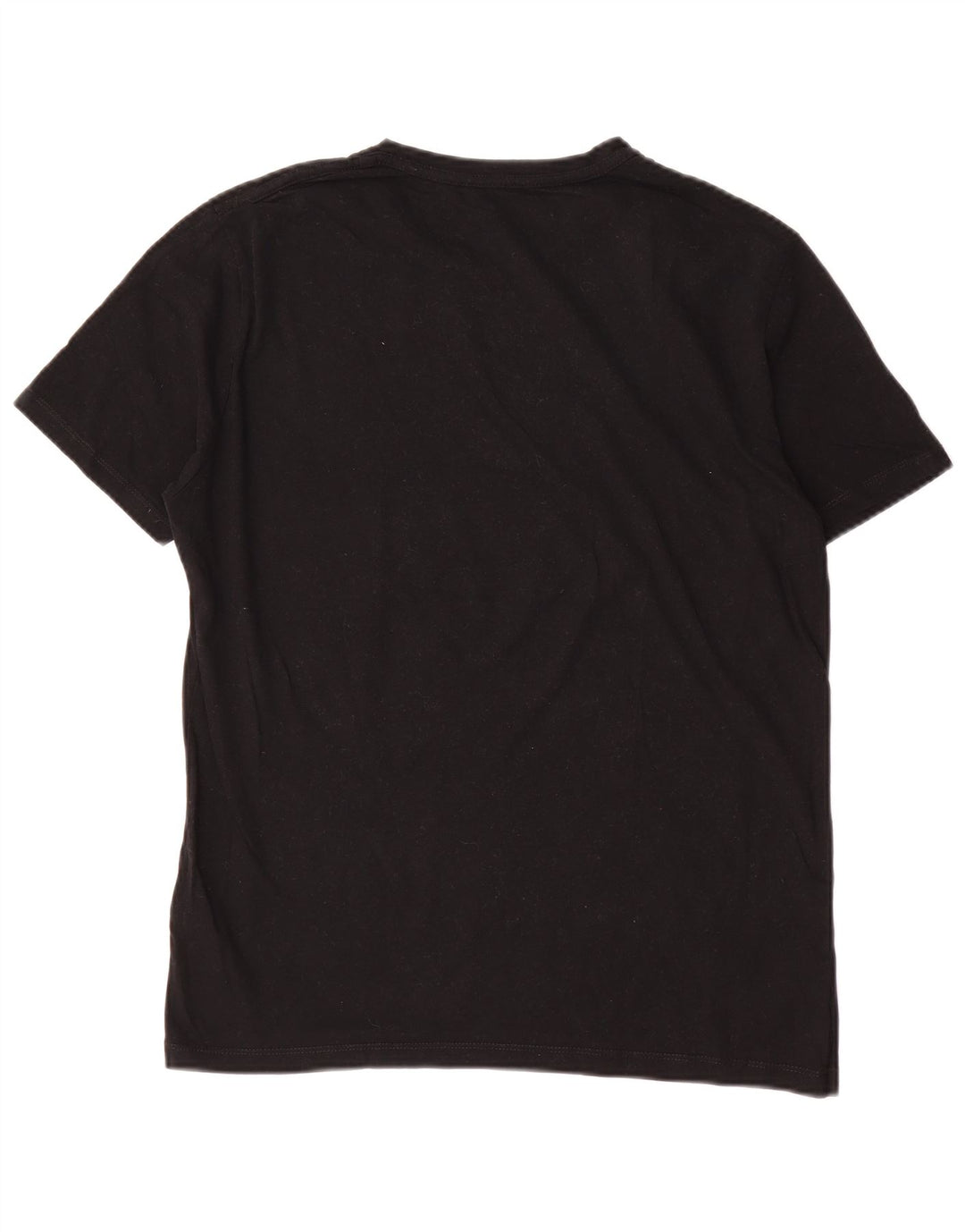 All Saints Herren-T-Shirt aus mittelschwarzer Baumwolle