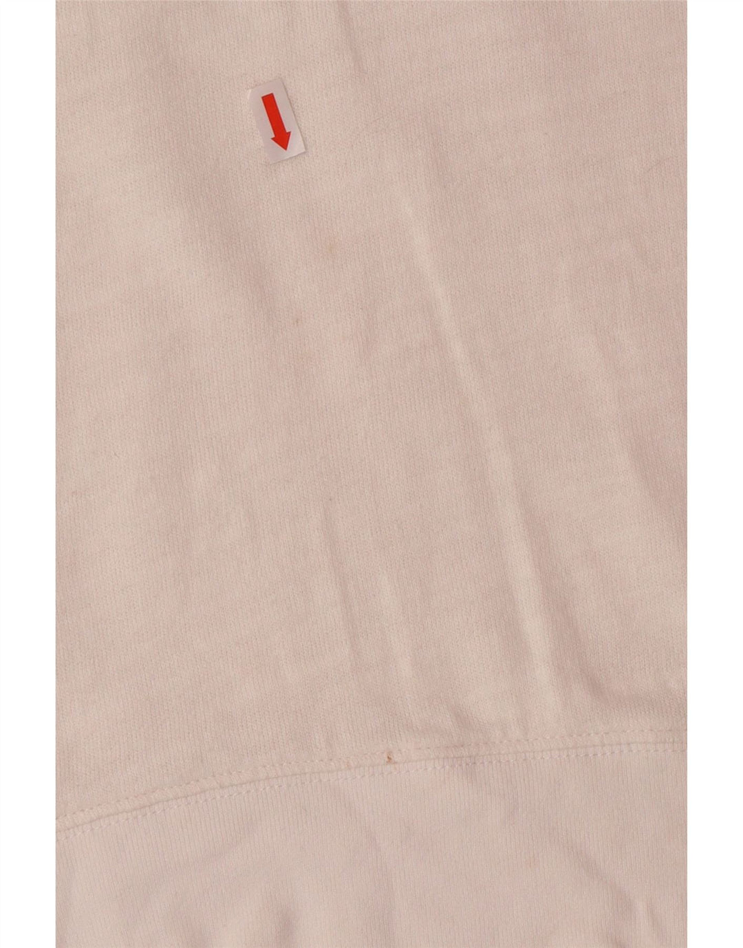 J. CREW Damen-Sweatshirt-Pullover in Übergröße, UK 10, Größe S, weiße Baumwolle