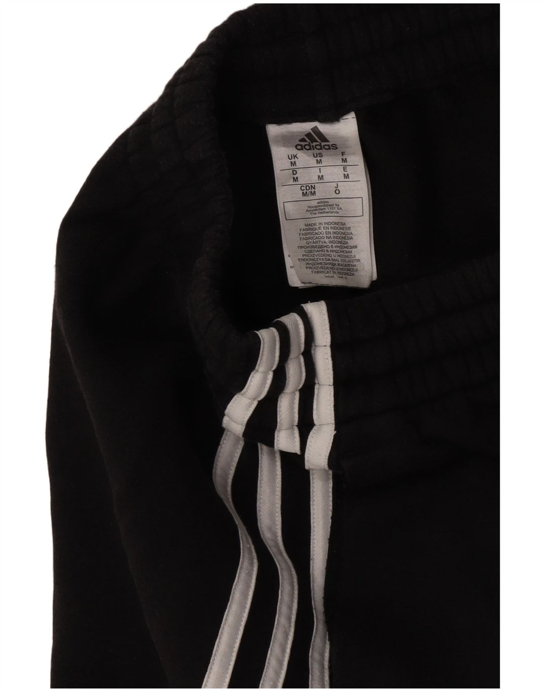 Adidas Herren-Trainingshose, Jogginghose, mittelschwarz, Baumwolle