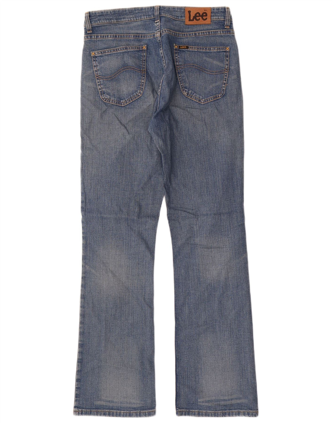 Lee Herren Bootcut Jeans W34 L33 Blaue Baumwolle