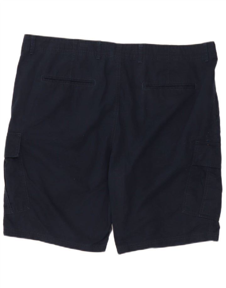 Marks & Spencer Herren Cargoshorts W44 2XL Marineblau Baumwolle