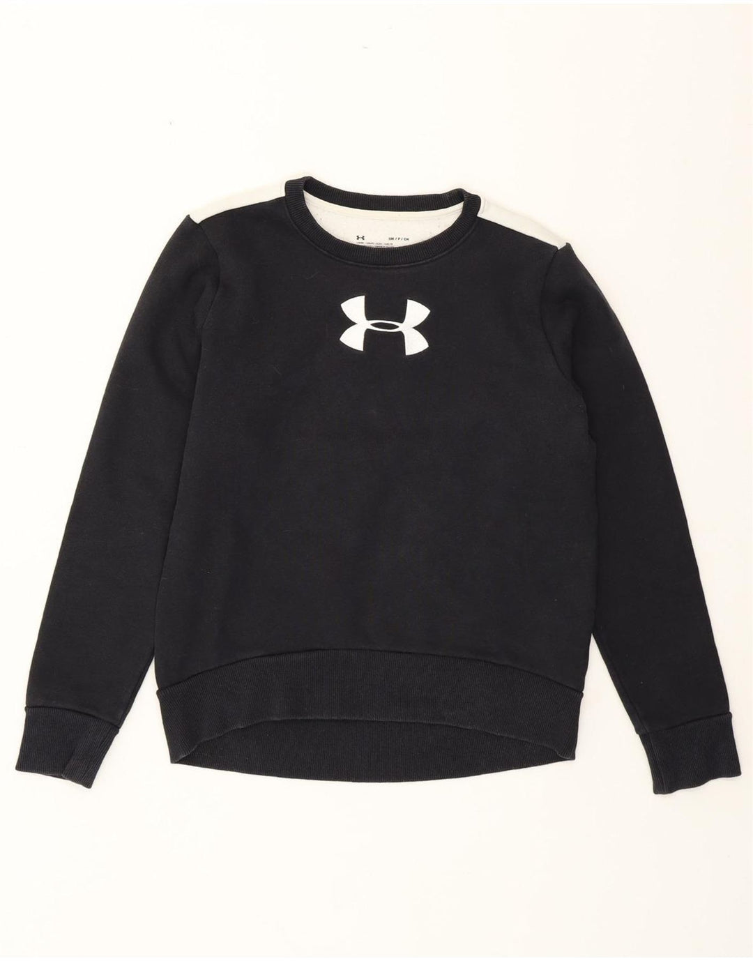 UNDER ARMOUR Damen-Sweatshirt-Pullover, Gr. 10, Größe S, Schwarz, Farbblock