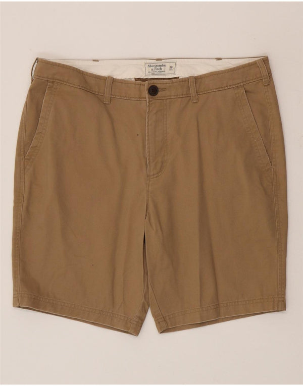 Abercrombie & Fitch Herren Chino-Shorts W36 Large Beige Baumwolle