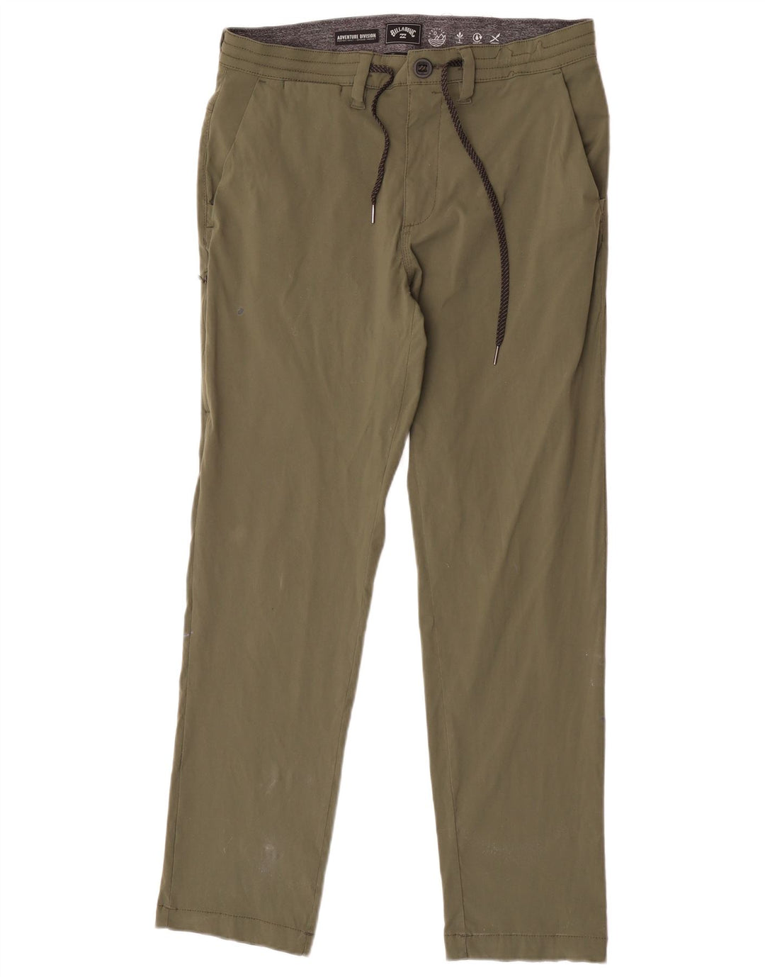 Billabong Slim Chino-Hose für Herren, Größe M, W32, L30, Khaki, Nylon