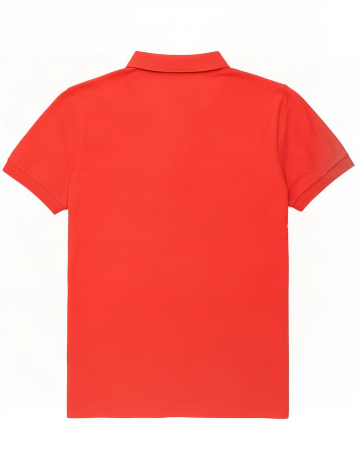 Sergio Tacchini Herren-Poloshirt aus mittelroter Baumwolle