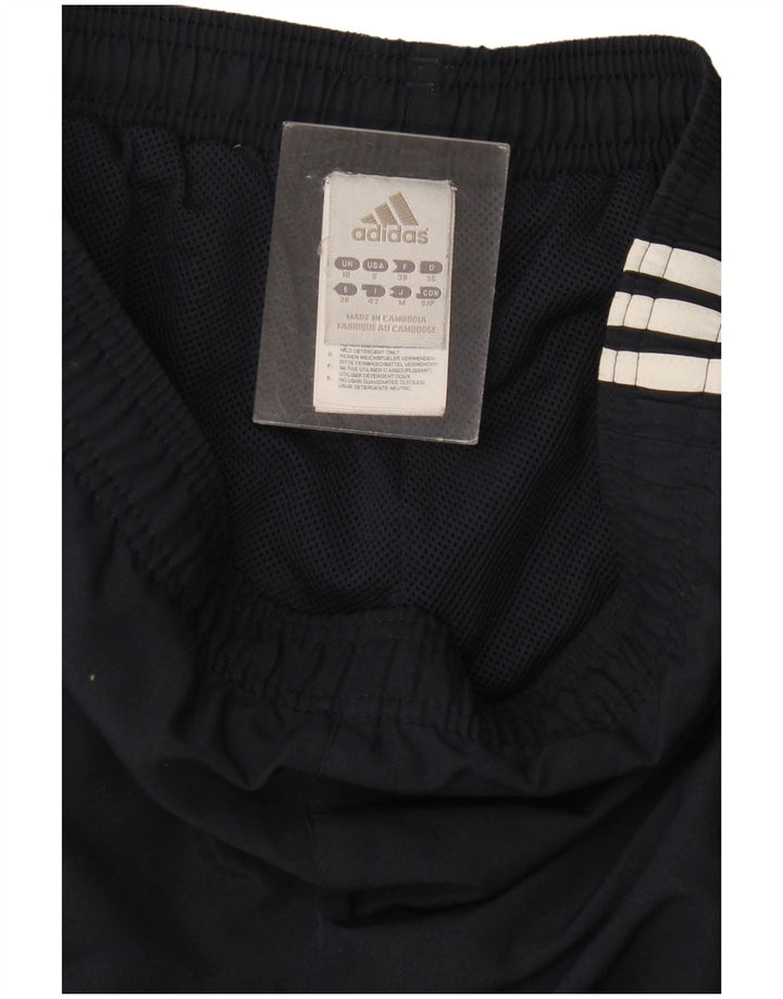 Adidas Capri-Trainingshose für Damen, UK 10, Größe S, Marineblau, Polyester