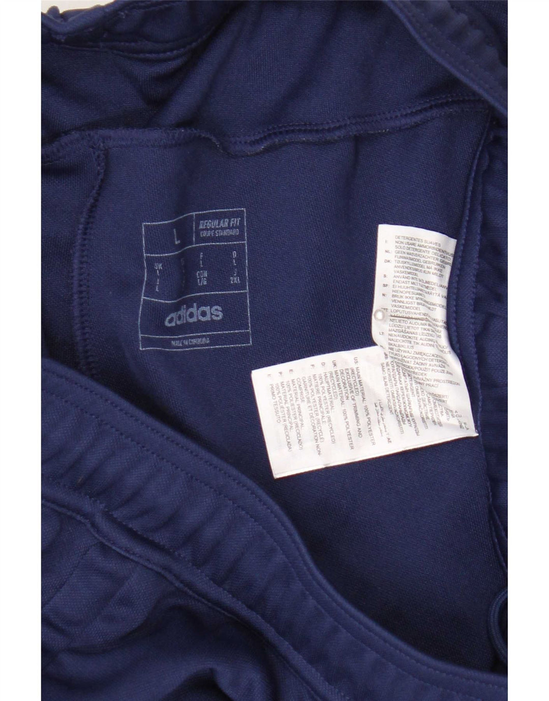Adidas Herren Aeroready Sportshorts mit normaler Passform, großes marineblaues Polyester