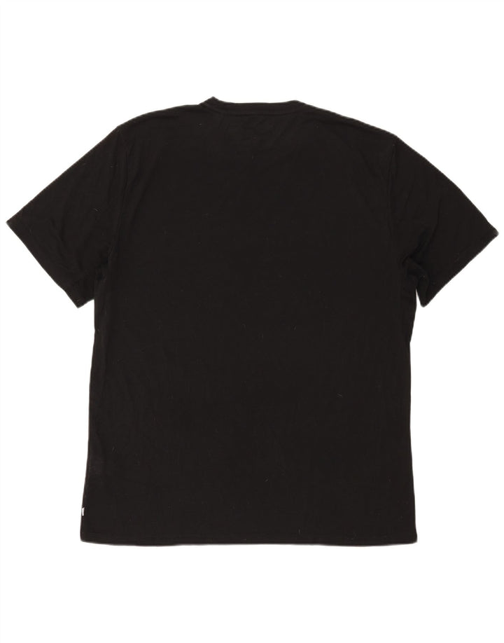 Calvin Klein Mens T-Shirt Top XL Black Polyester