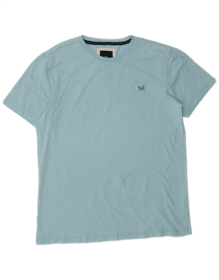 Crew Clothing Herren T-Shirt Top Small Blau Baumwolle