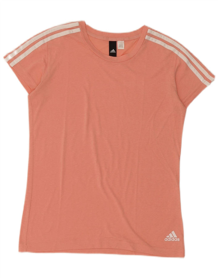 Adidas Damen T-Shirt Top UK 10 Small Pink