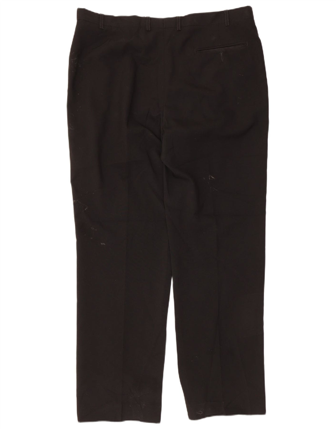 Gerade Herren-Anzughose von Marks & Spencer, W38, L31, Schwarz, Polyester
