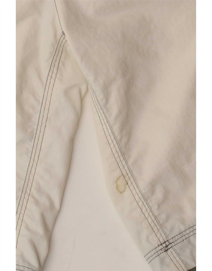 Champion Herren-Badeshorts, Mittelweiß, Colourblock-Polyamid