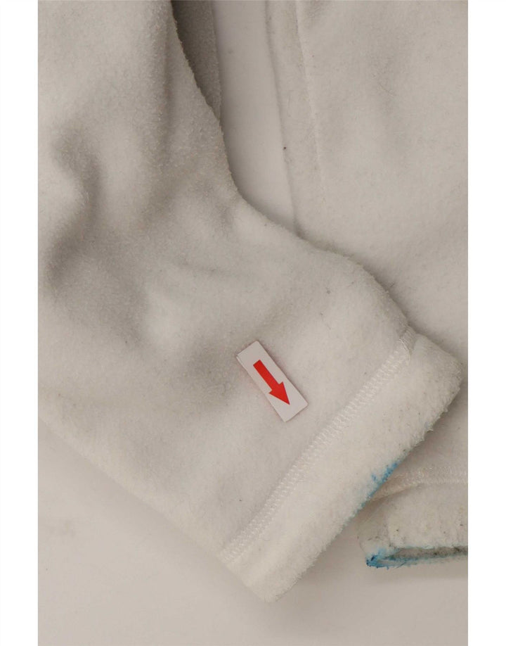 The North Face Damen Fleecejacke UK 10 Small Weiß Colourblock Polyester