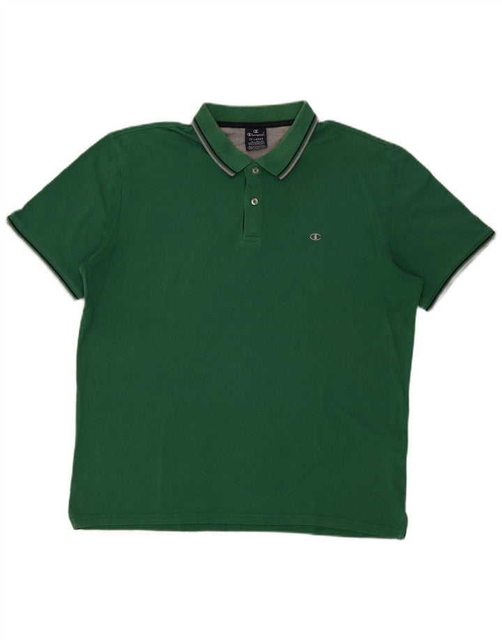 Champion Herren Poloshirt 2XL Grüne Baumwolle