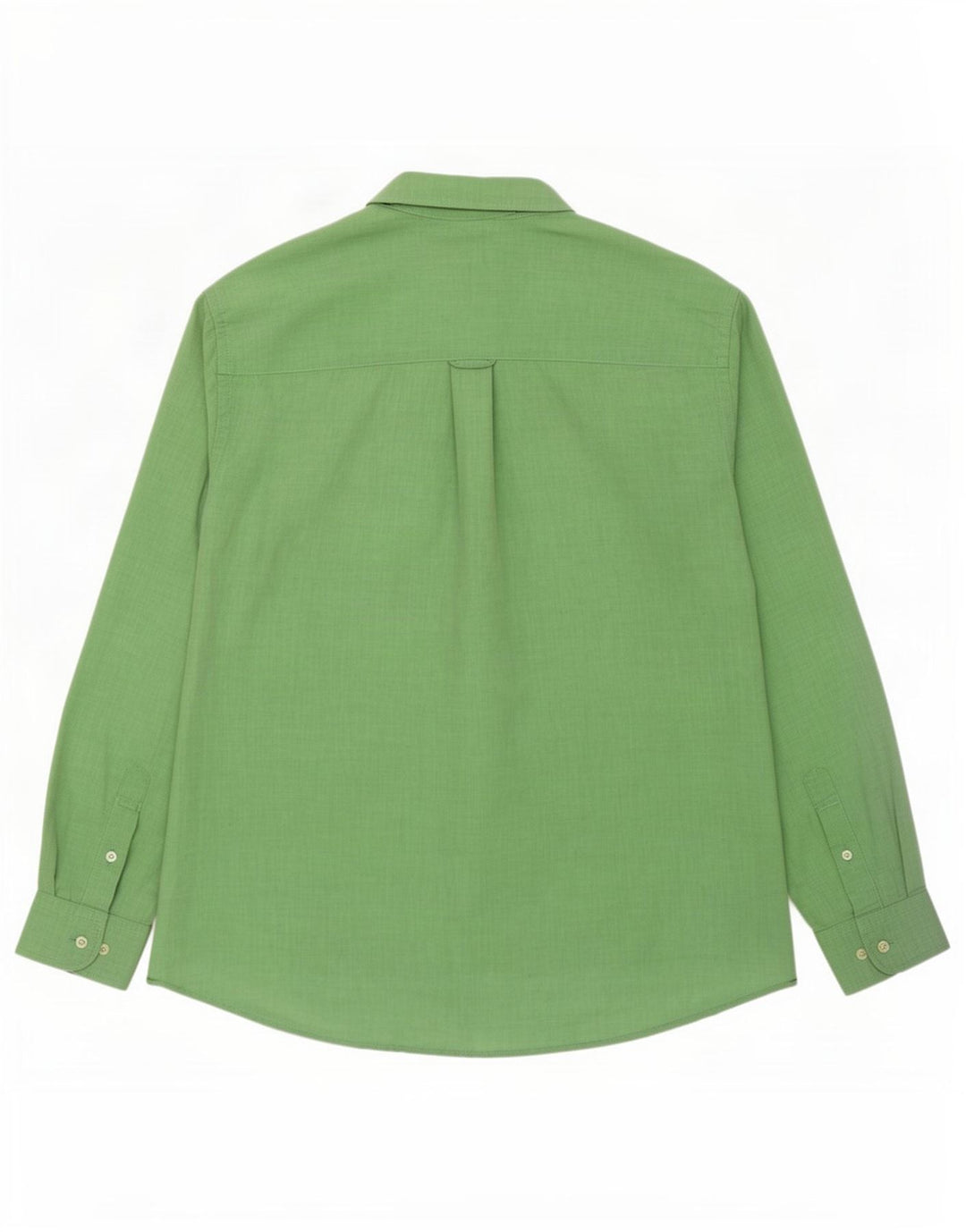 Lacoste Herrenhemd Größe 44 XL Grünes Leinen
