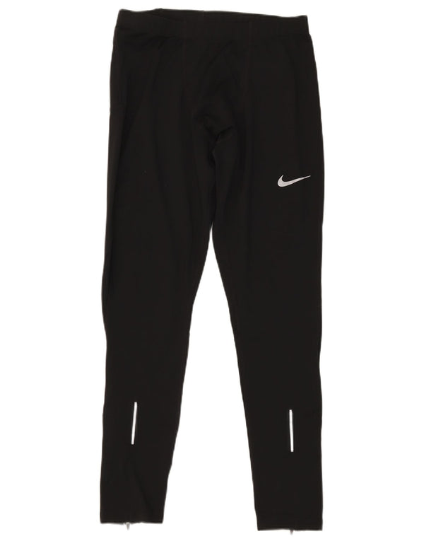 Nike Damen Dri Fit Leggings UK 18 XL Schwarz Polyester