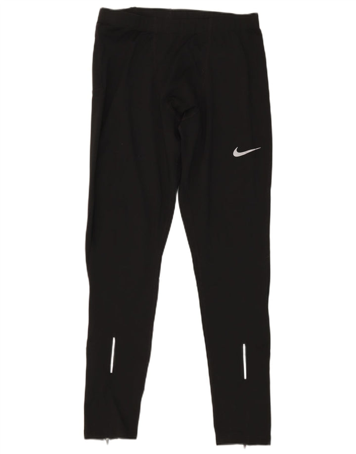 Nike Damen Dri Fit Leggings UK 18 XL Schwarz Polyester