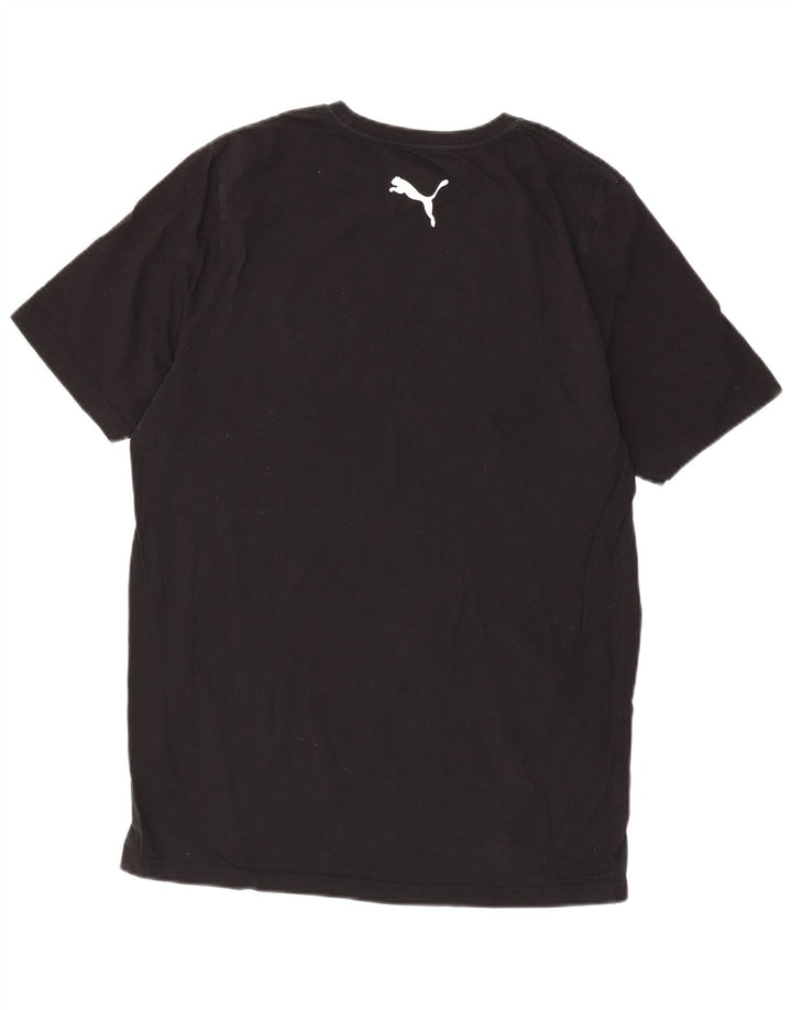 Puma Herren T-Shirt Top Large Schwarz Baumwolle