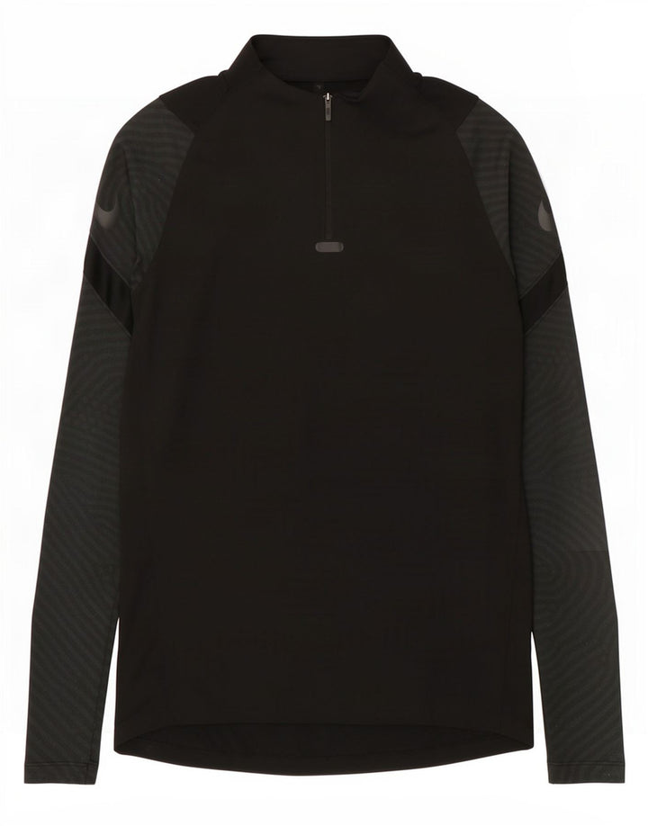 Nike Herren-Trainingsanzug mit Dri-Fit-Grafik und Pullover, Größe S, Schwarz, Nadelstreifen