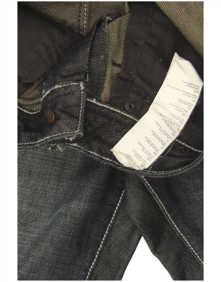 G-Star Damen Straight Jeans W28 L32 Marineblaue Baumwolle