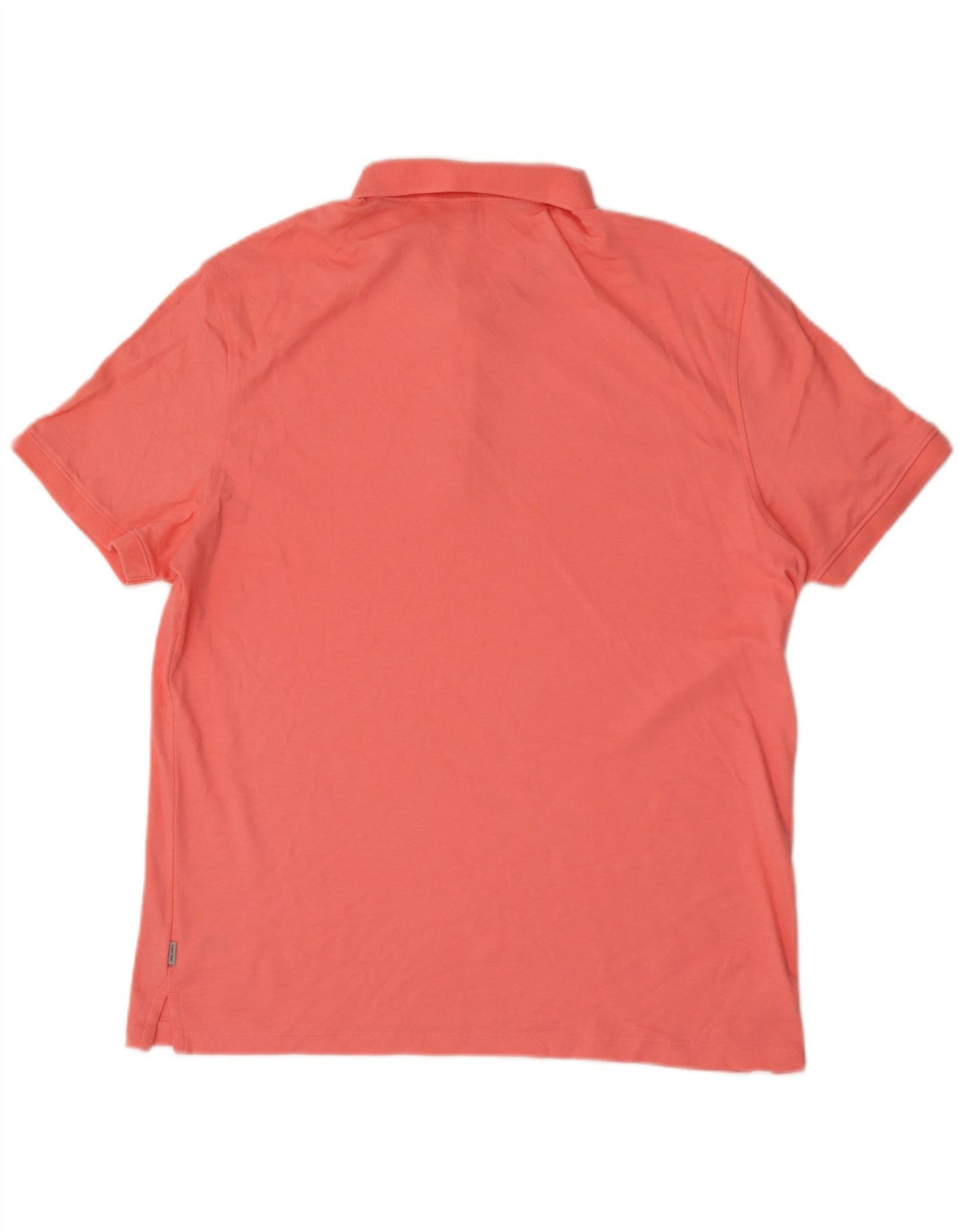 Calvin Klein Herren-Poloshirt, groß, rosa Baumwolle