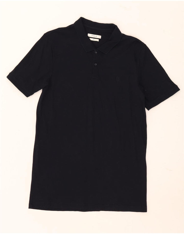 Jack & Jones Herren-Poloshirt, mittelgroß, marineblau, Baumwolle