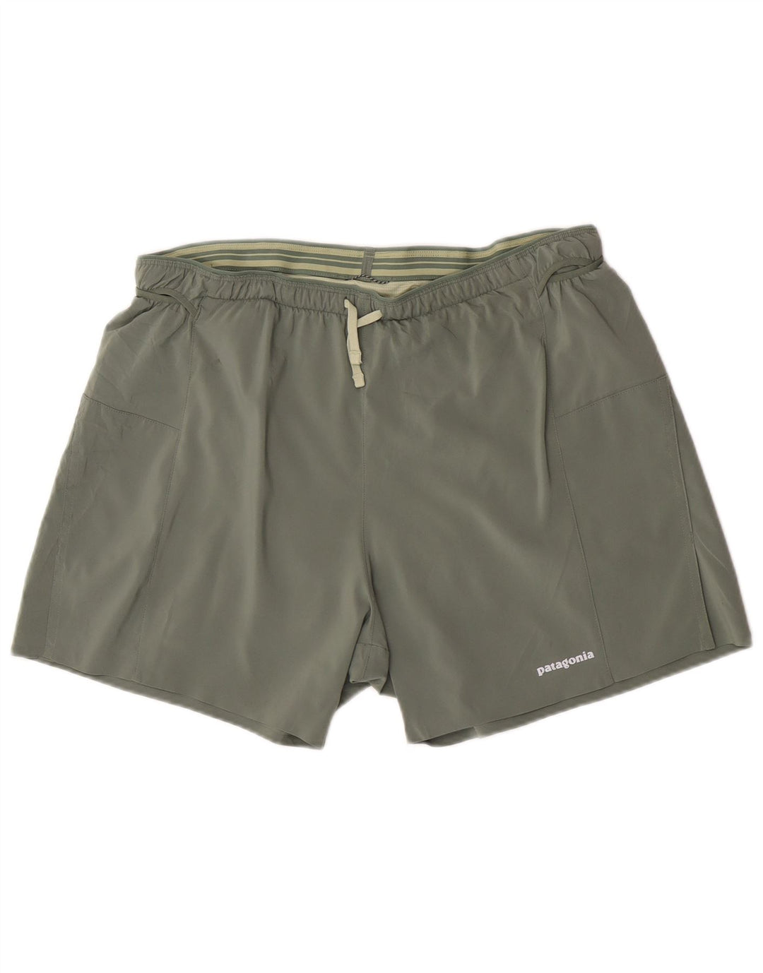 Patagonia Damen Sportshorts UK 14 Large Khaki Polyester