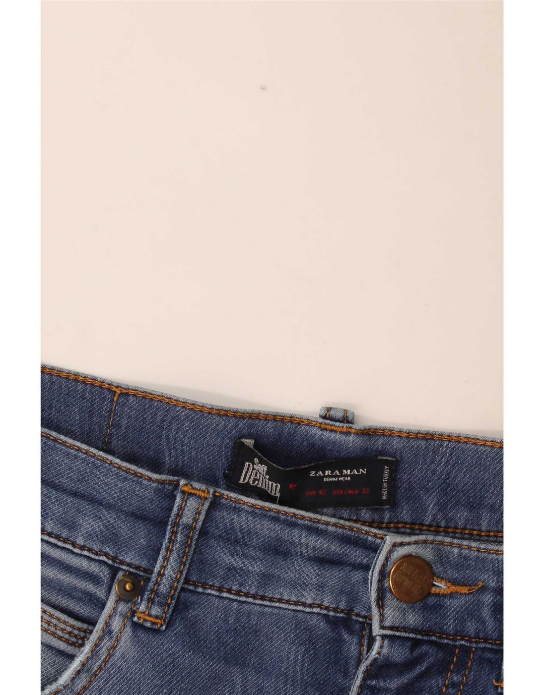 Zara Herren Slim Jeans EU 42 Large W32 L29 Blau