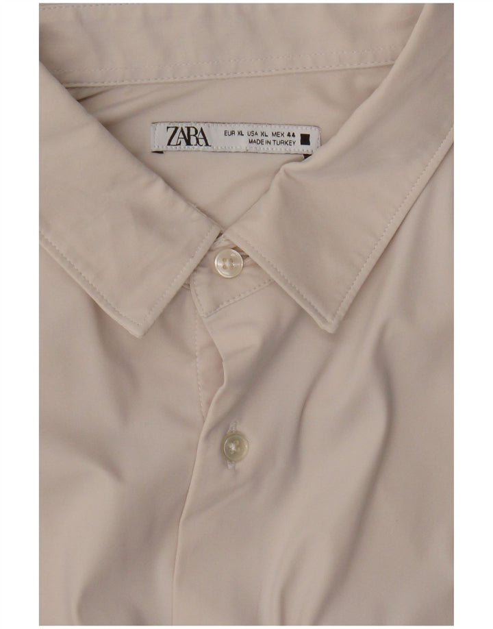Zara Herrenhemd XL Off White