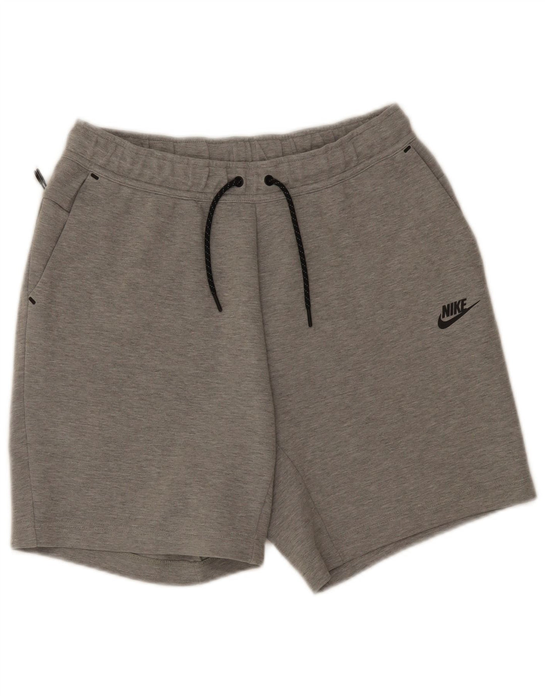 Nike Herren-Sportshorts aus mittelgrau gefleckter Baumwolle