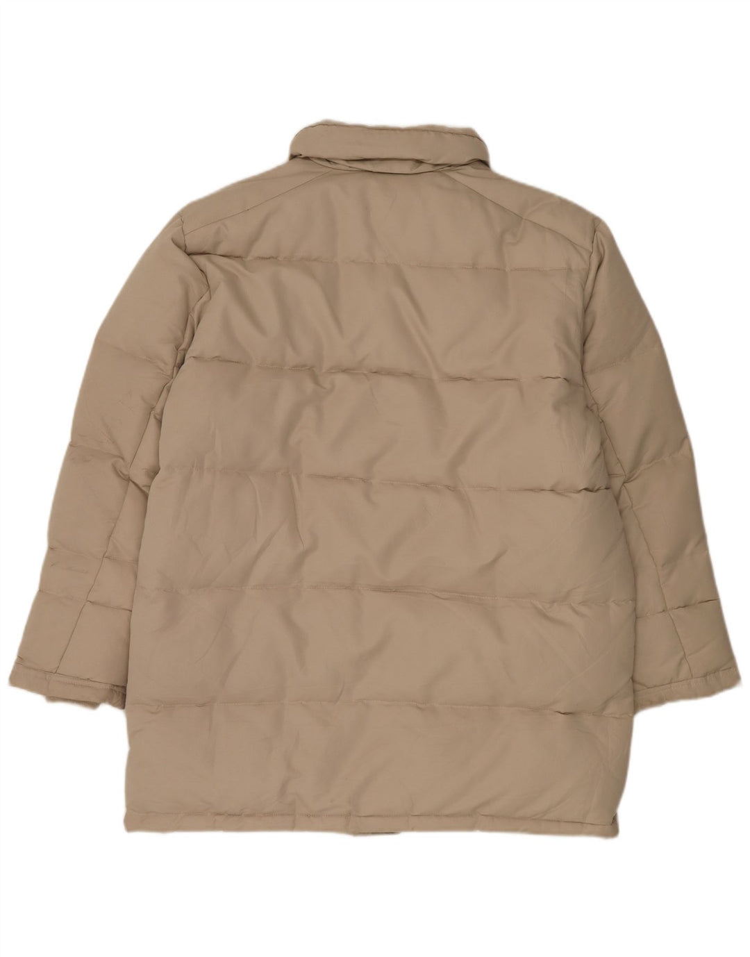 Fay Herren-Mantel mit Kapuze, gepolstert, UK 40, Größe L, Beige, Polyester