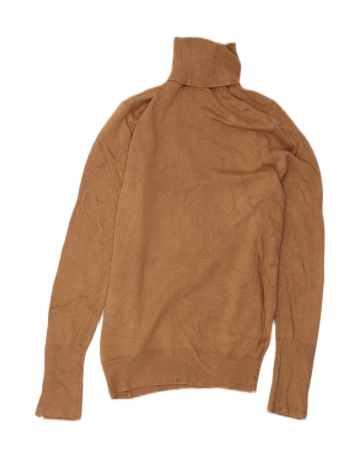 Rollkragenpullover für Damen von Zara, Gr. 12, Mittelbraun