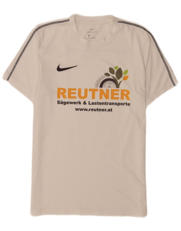 Nike Herren-T-Shirt mit Grafik, Mittelweiß, Polyester, Sport