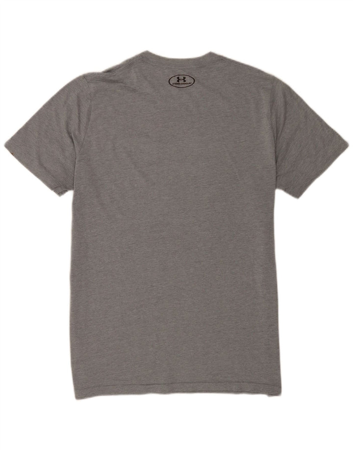 Under Armour Herren Heat Gear Graphic T-Shirt Top Mittelgrau