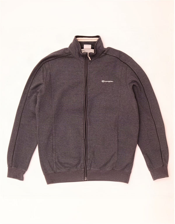 Champion Herren-Trainingsanzug-Top-Jacke, 3XL, graue Baumwolle
