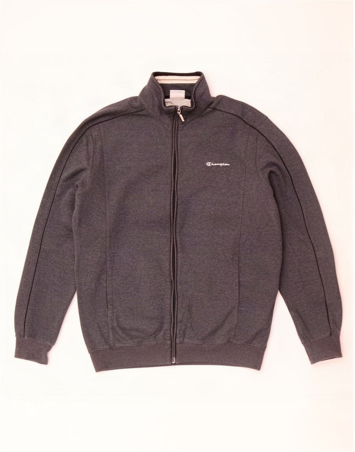 Champion Herren-Trainingsanzug-Top-Jacke, 3XL, graue Baumwolle