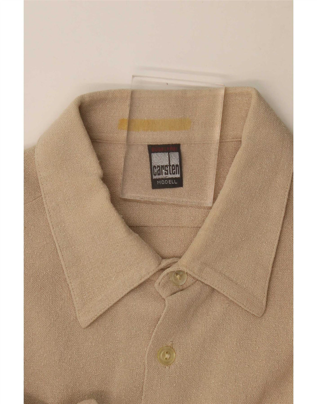 Vintage Herrenhemd Groß Beige