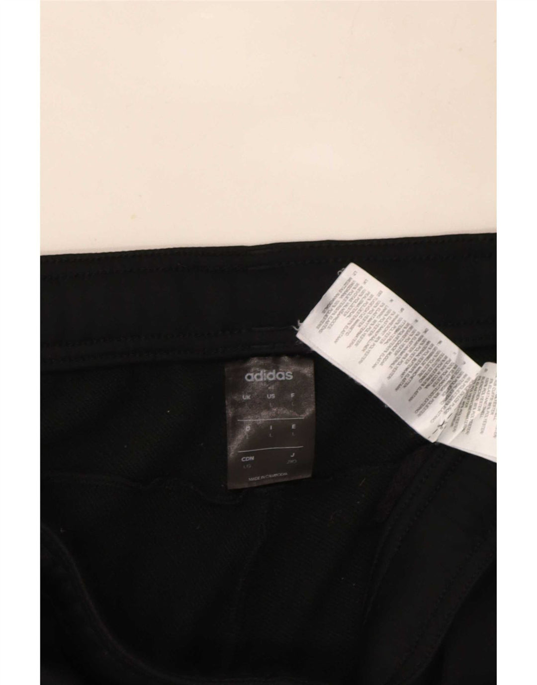 Adidas Herren-Trainingsanzug mit Grafik, Jogginghose, groß, aus schwarzem Polyester