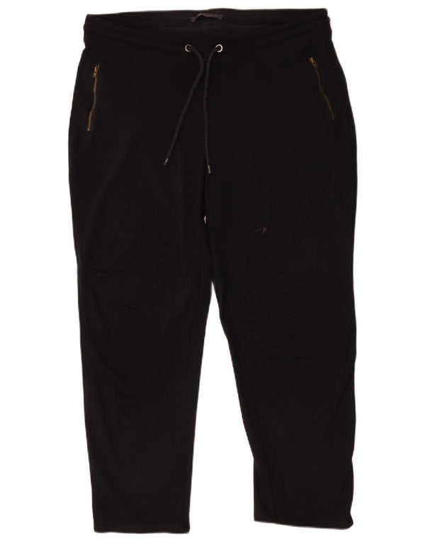 Marks & Spencer Damen-Trainingshose, Gr. 42, Größe L, schwarze Viskose