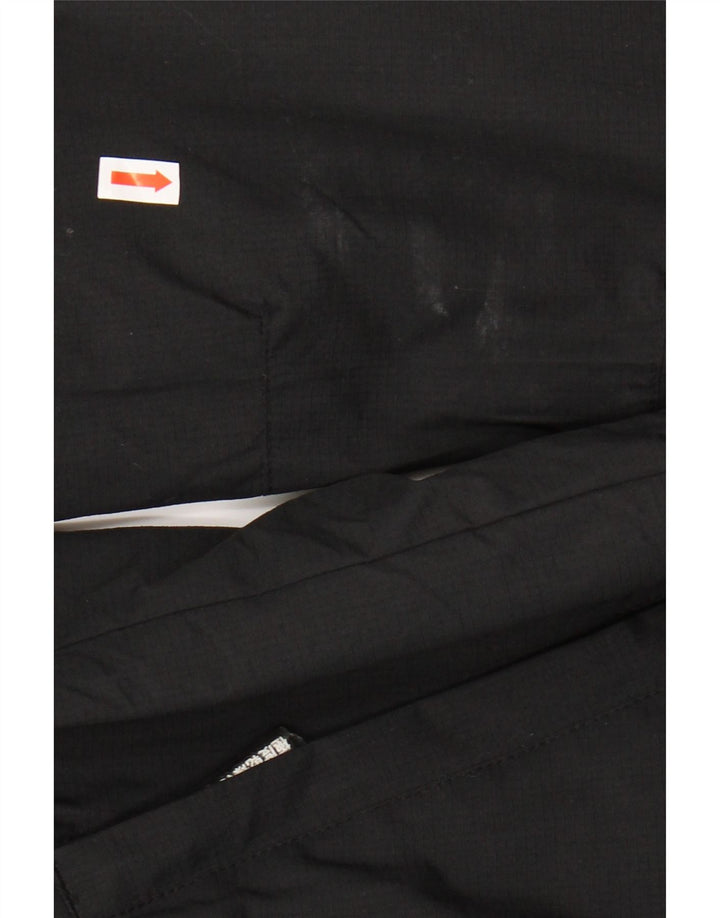 SUPERDRY Damen-Windbreakerjacke mit Kapuze, UK 12, Mittelschwarzes Nylon