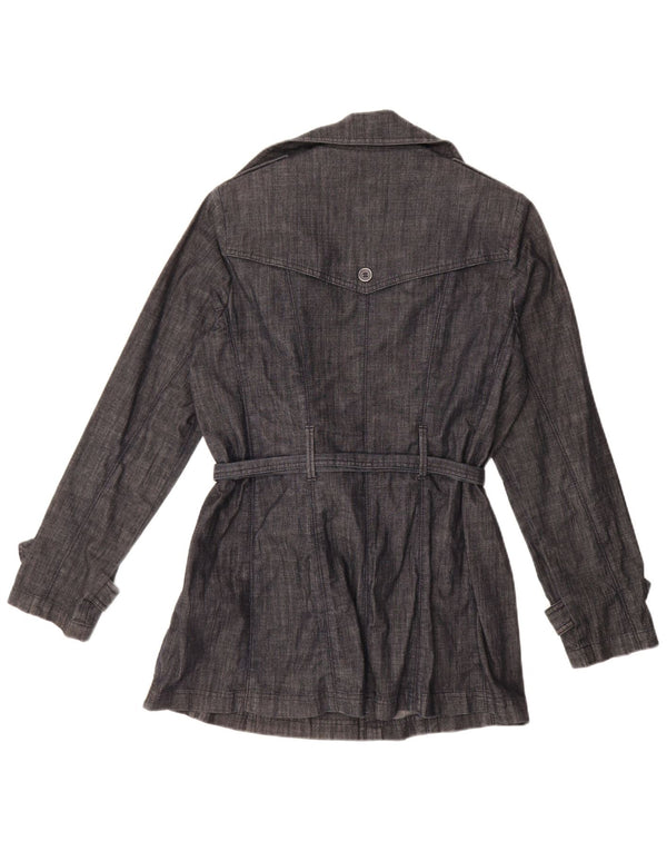 Marks & Spencer Damen Autograph Trenchcoat UK 12 Medium Marineblau