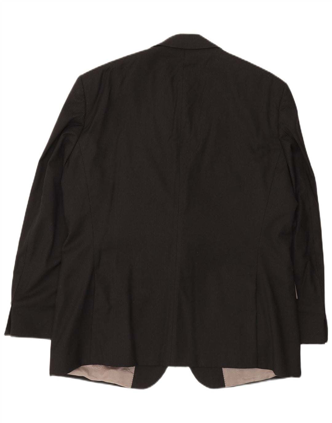 HUGO BOSS Mens 2 Button Blazer Jacket IT 54 2XL Black Viscose