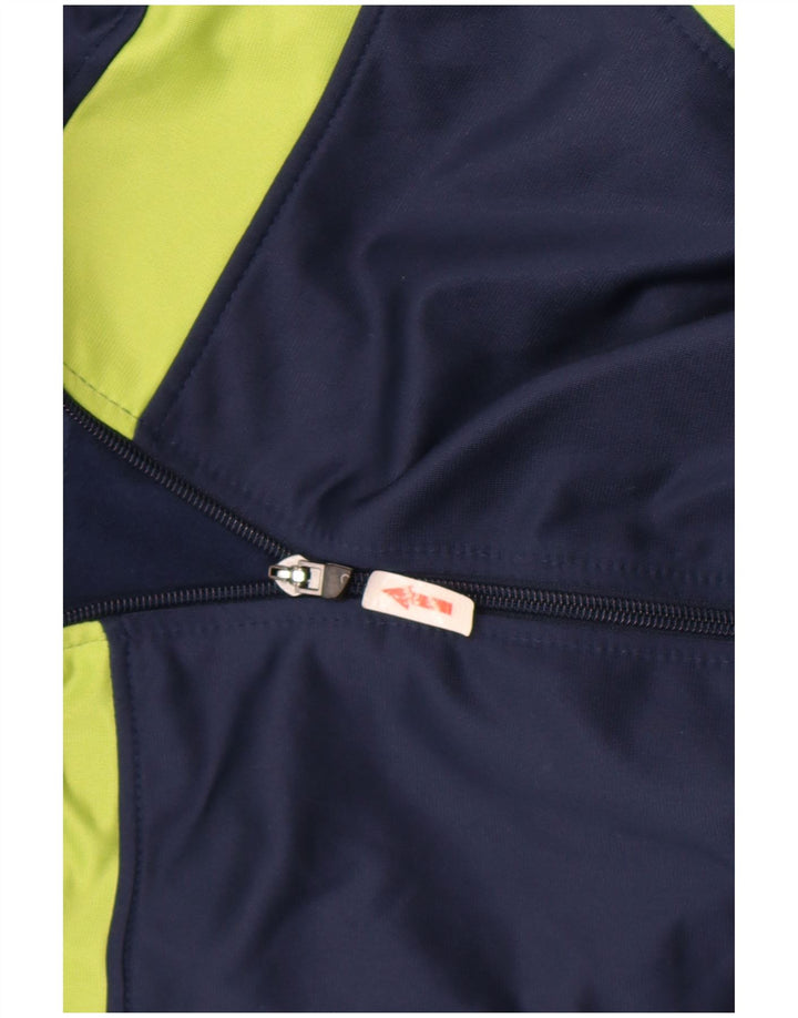 Asics Graphic Trainingsanzug-Oberteil für Jungen, 11–12 Jahre, Marineblau, Farbblock
