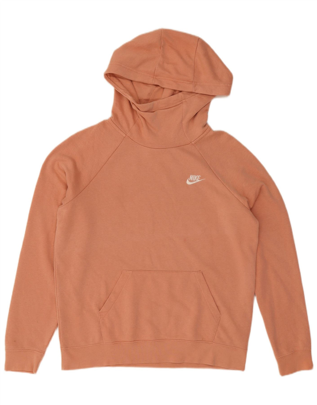 Nike Damen-Pullover mit übergroßem Kapuzenpullover, UK 14, mittelrosa, Baumwolle