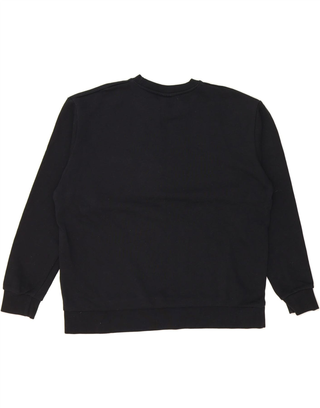 ZARA Womens Oversized Sweatshirt Jumper UK 16 Large Black Cotton Vintage Zara and Second-Hand Zara from Messina Hembry 