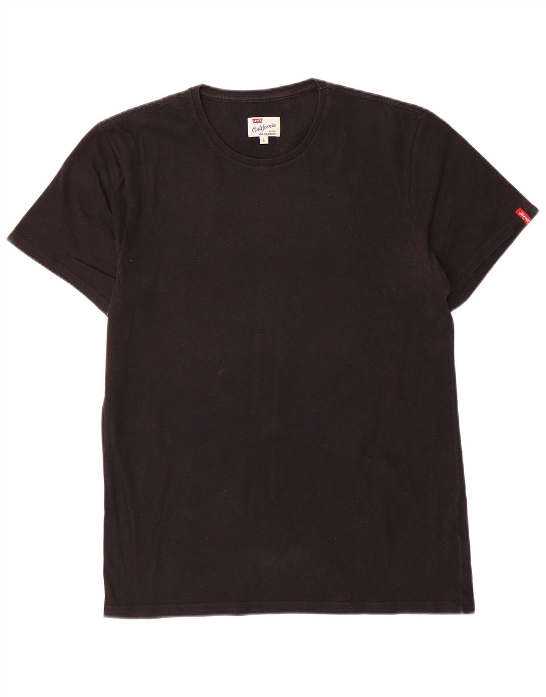 Levi's Herren T-Shirt Top Large Schwarz Baumwolle