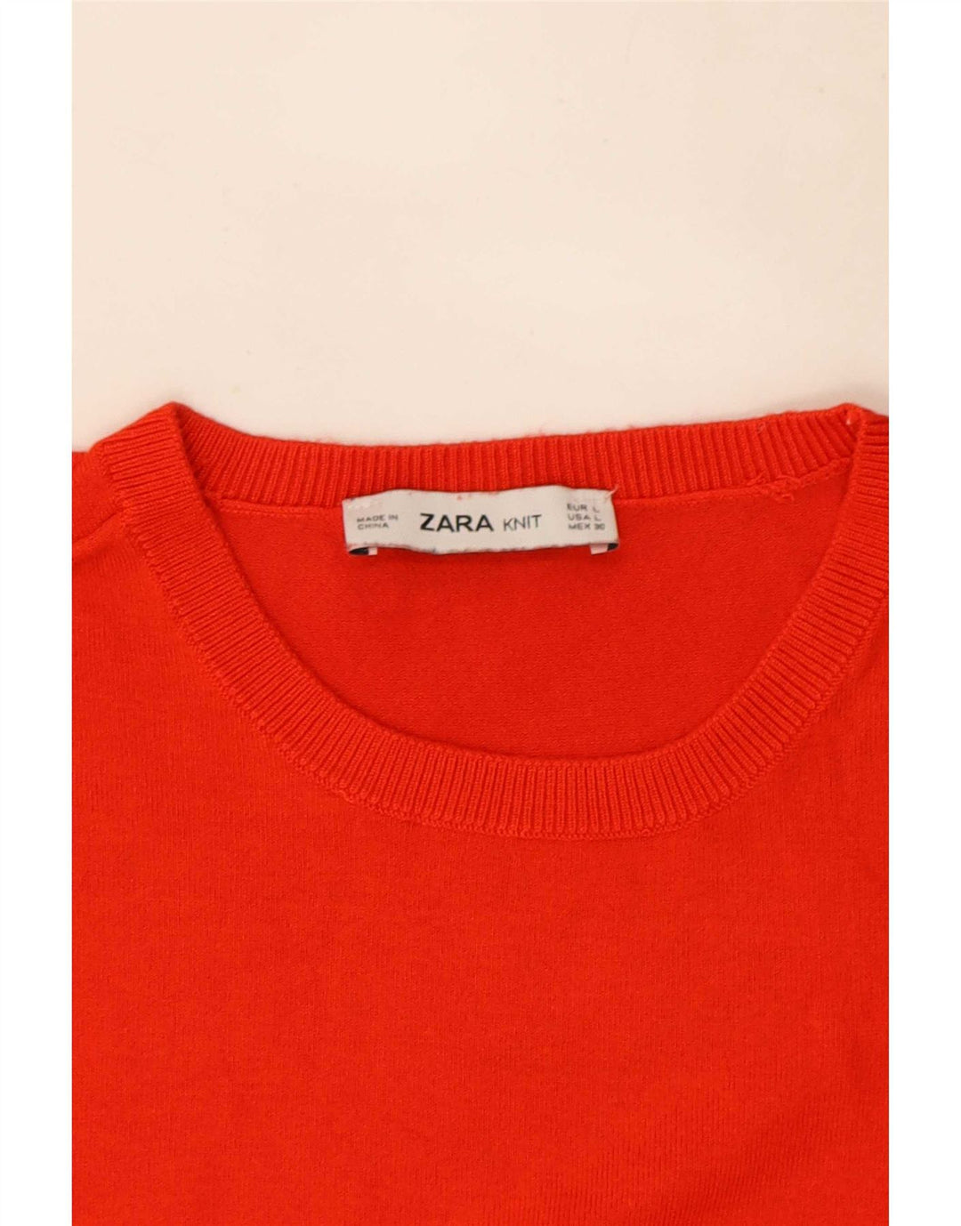 Zara Damen Weste Tank Top UK 14 Large Rot